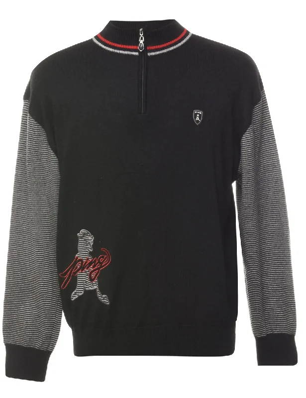 Savings Alert Black Jumper - M