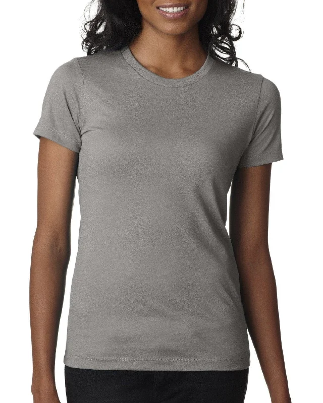 Next Level Ladies CVC Crew Tee | Stone Gray