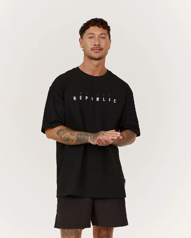 CLASSIC TONAL TEE V2 - BLACK