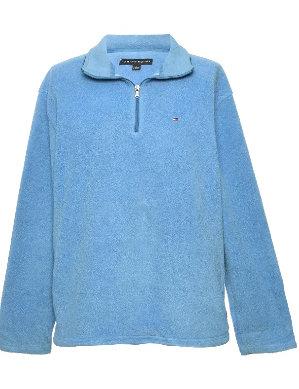 Blue Tommy Hilfiger Fleece Sweatshirt - L