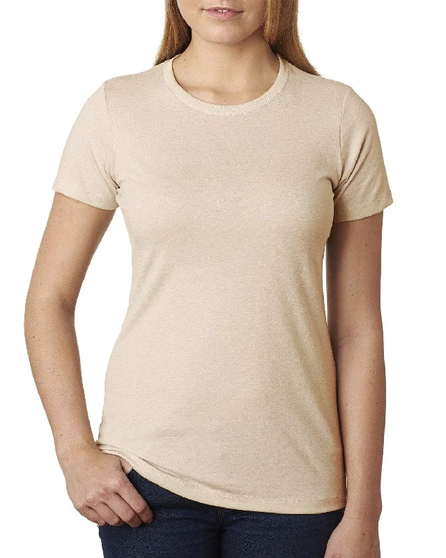 Clearance Items Next Level Ladies CVC Crew Tee | Cream