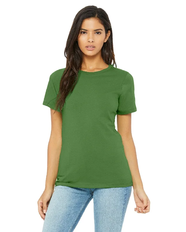 Don't Wait Bella+Canvas Ladies Relaxed Short Sleeve Jersey T-Shirt | Leaf