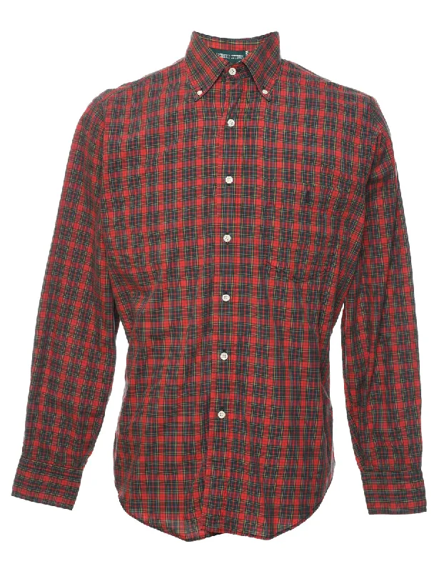Savings Event Bill Blass Checked Shirt - M