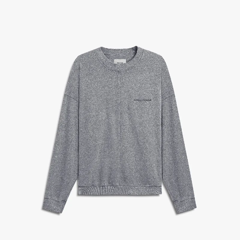 Year-End Clearance loop terry standard sweatshirt / heather grey
