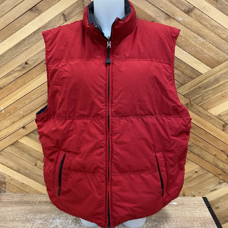 Clearance Event Eddie Bauer - down insulated vest- MSRP $229: Red -men-LG