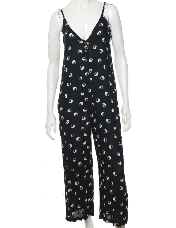 Closeout Black Jumpsuit - S