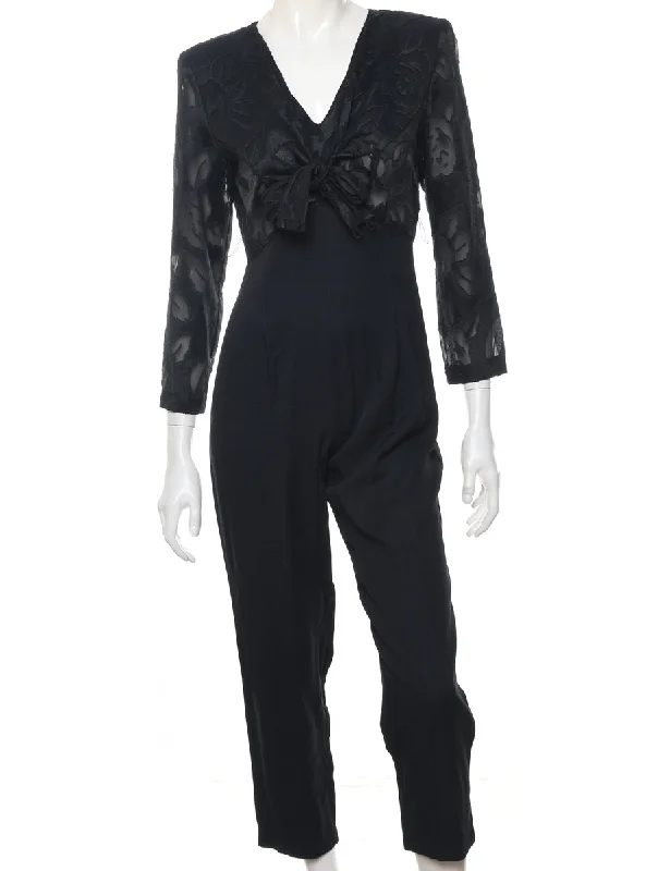 Can't Miss Black Jumpsuit - M