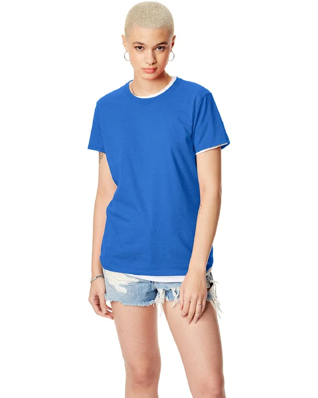 Hanes Ladies Classic Fit Tee | Bluebell Breeze