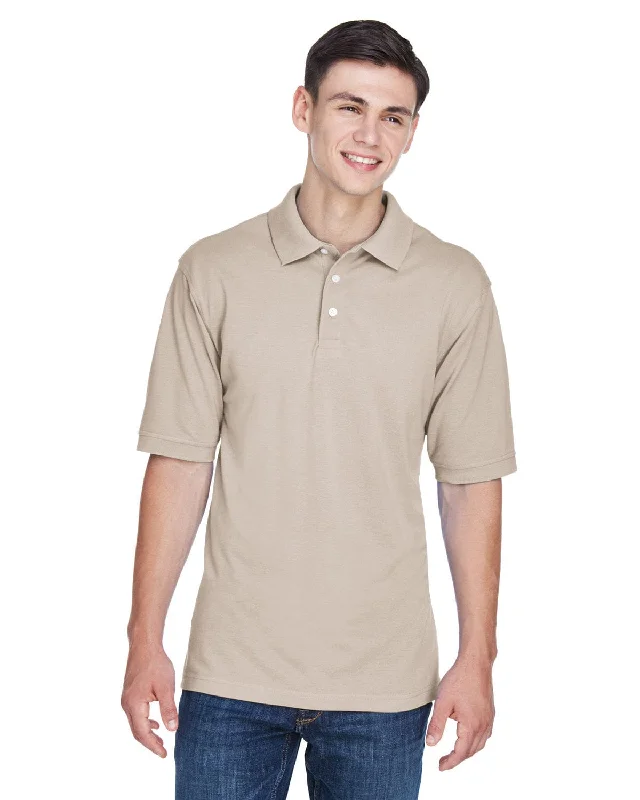 Major Savings Harriton Easy Blend Polo Shirt | Stone