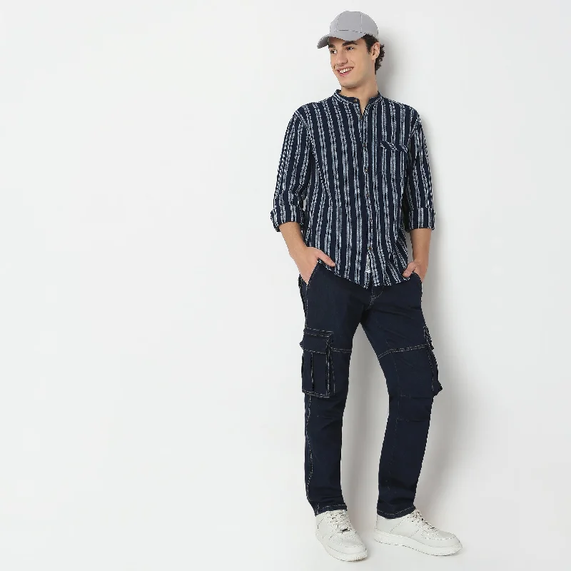 Online Exclusive Regular Fit Striped Shirt