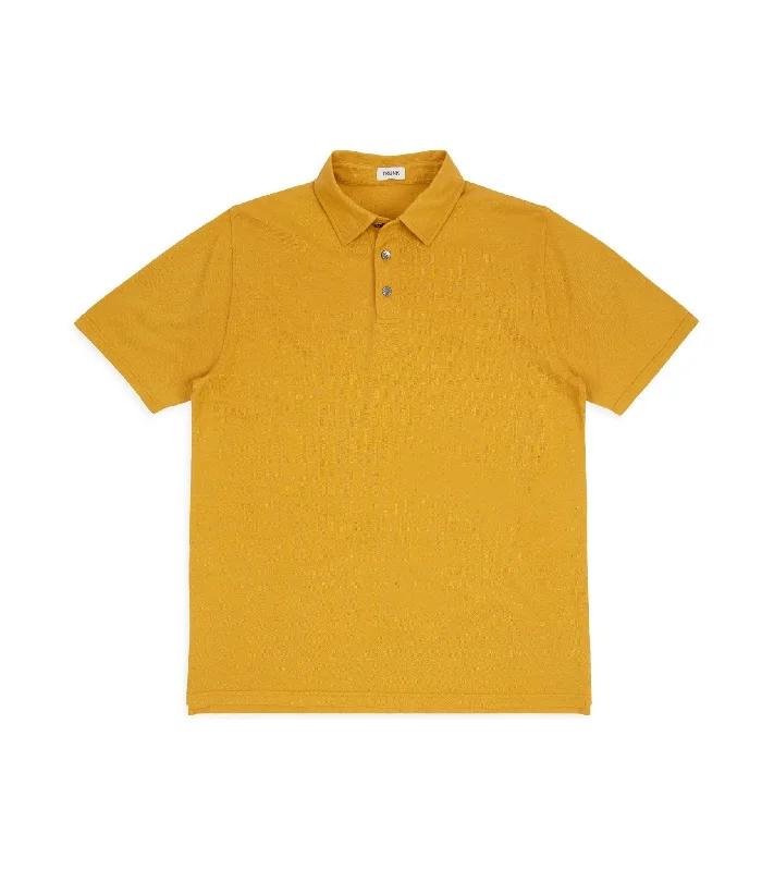 Super Deal Trunk Moxon Short Sleeve Polo Shirt: Golden Yellow