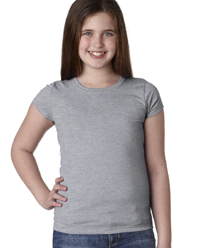 Next Level Girls Princess Tee | Heather Gray