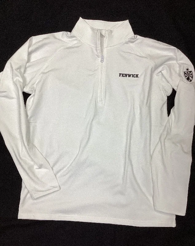 Men's Sport 1/4 zip-White