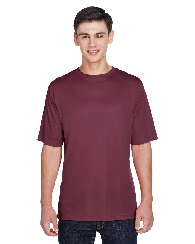 Exclusive Savings Team 365 Mens Zone Performance T-Shirt | Sport Drk Maroon