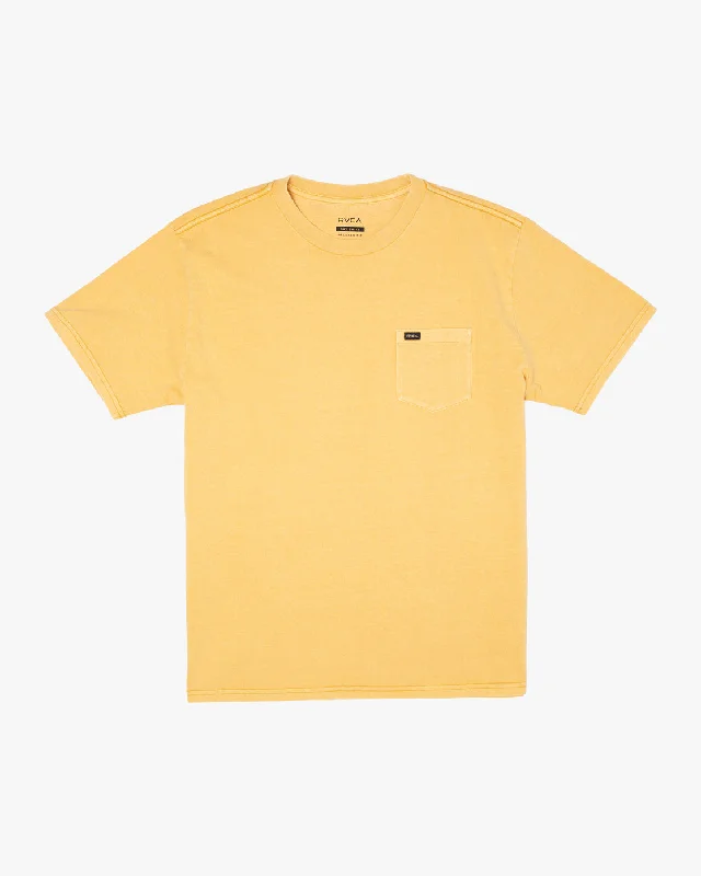 Lowest Price Solo Label Pigment Dye Tee - Vintage Gold