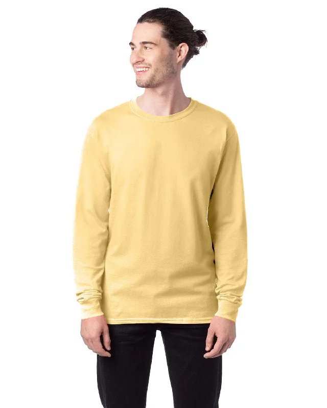 Customer Appreciation Sale Hanes ComfortSoft Cotton Long Sleeve T-Shirt | Athletic Gold