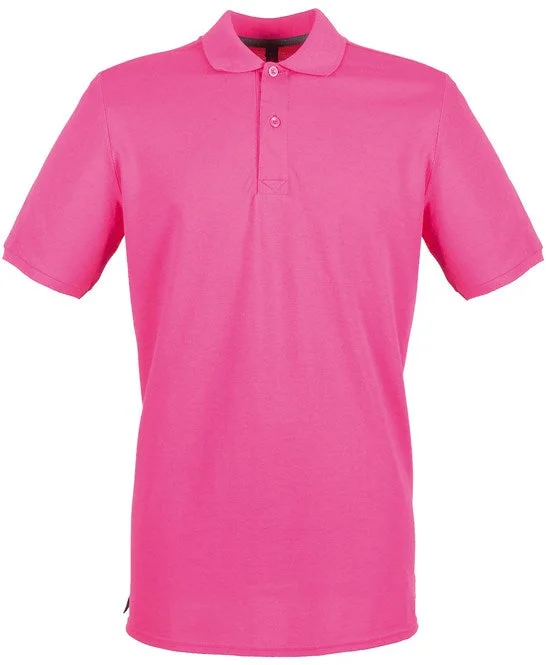 Buy Now Henbury Micro-Fine Piqué Polo Shirt - Fuchsia