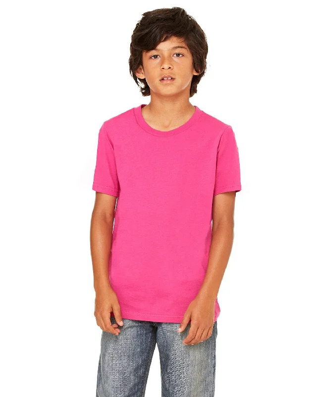 Online Only Bella+Canvas Youth Short Sleeve T-Shirt | Berry