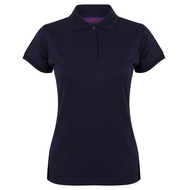 Warehouse Sale Henbury Women's Coolplus® Polo Shirt - Oxford Navy