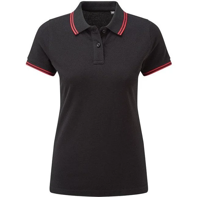 Hot Deal Asquith & Fox Women's Classic Fit Tipped Polo