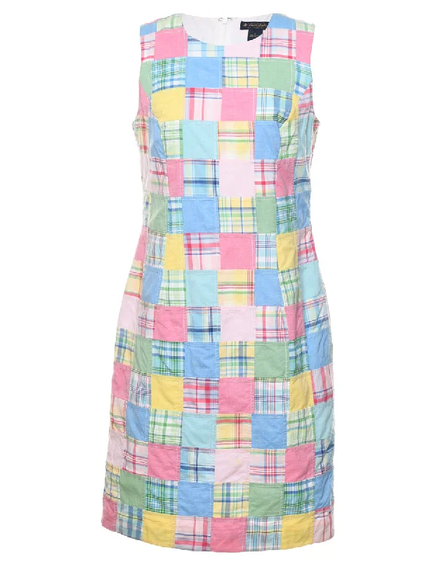 Brooks Brothers Patchwork Dress - S