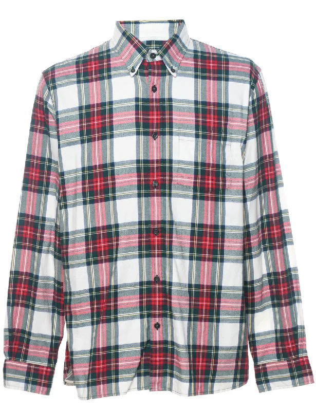 Brooks Brothers Multi-Colour Checked Shirt - L