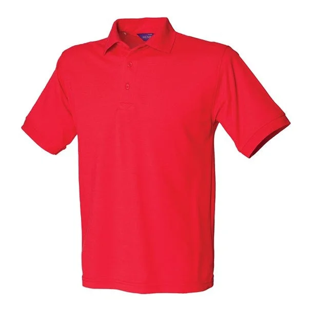 New Markdowns Henbury 65/35 Classic Piqué Polo Shirt - Red*
