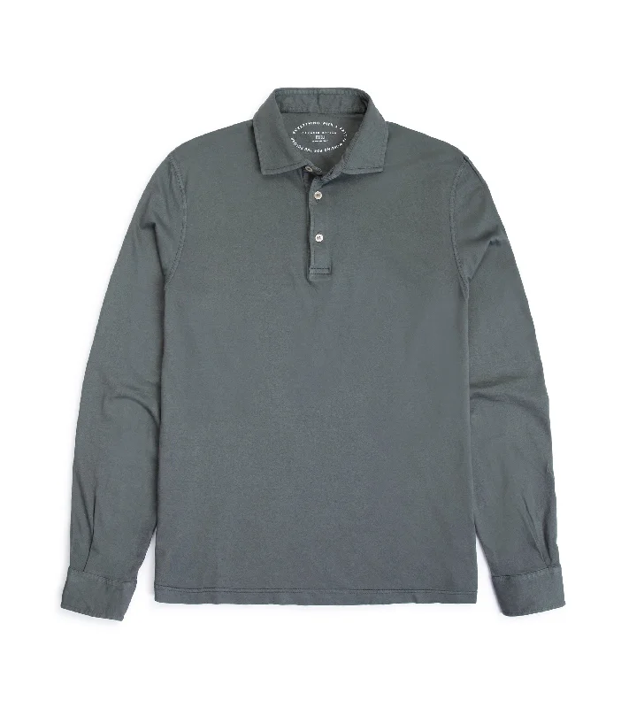 Sale Event Fedeli Jersey Polo: Olive