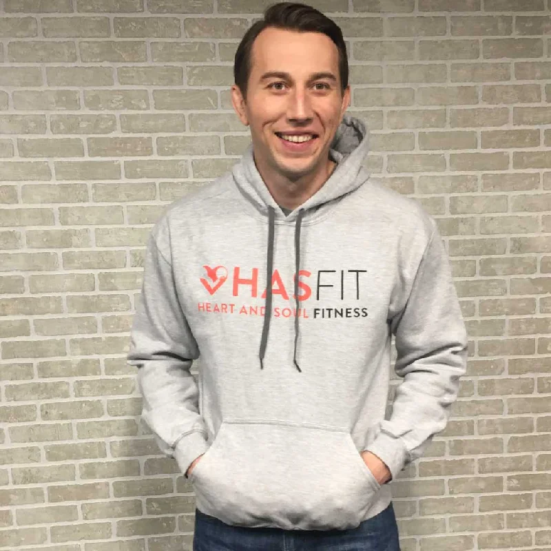 HASfit Classic Hoodie - Heavyweight Pullover Fleece Sweatshirt