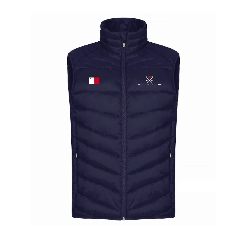 Malta Navy Padded Gilet