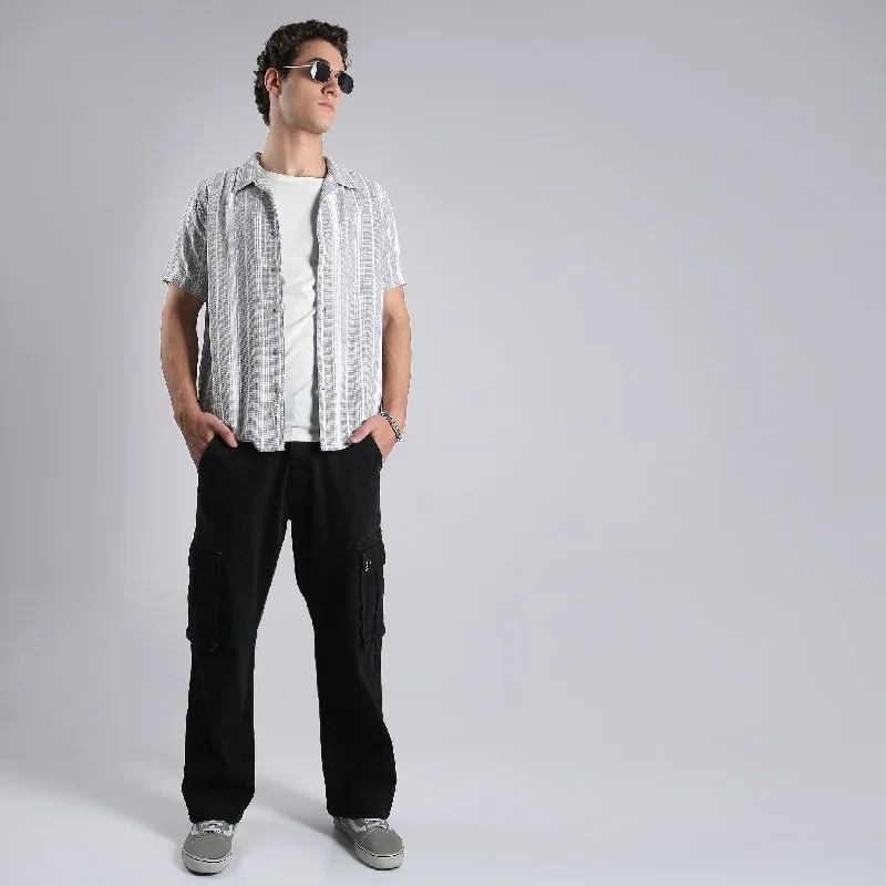 Deal Alert Regular Fit Striped Shirt