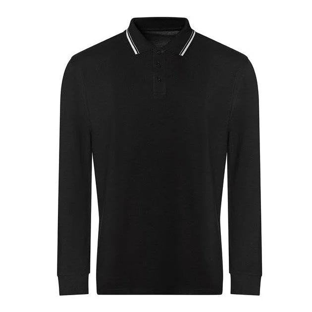 Instant Deal Awdis Just Polo's Long Sleeve Tipped 100 Polo