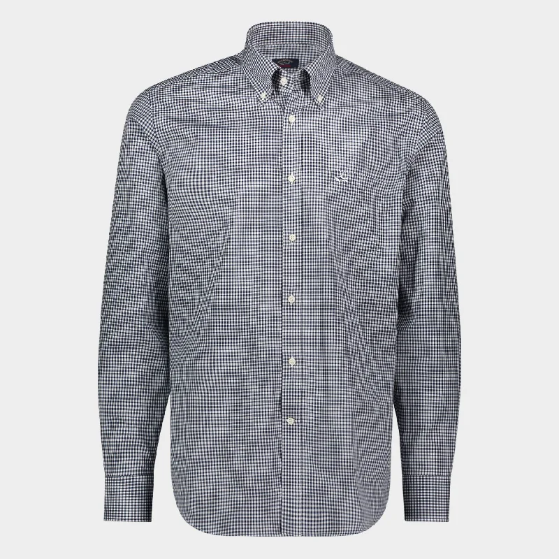 Weekend Deals That Impress PAUL&SHARK Gingham Shirt NAVY/WHITE