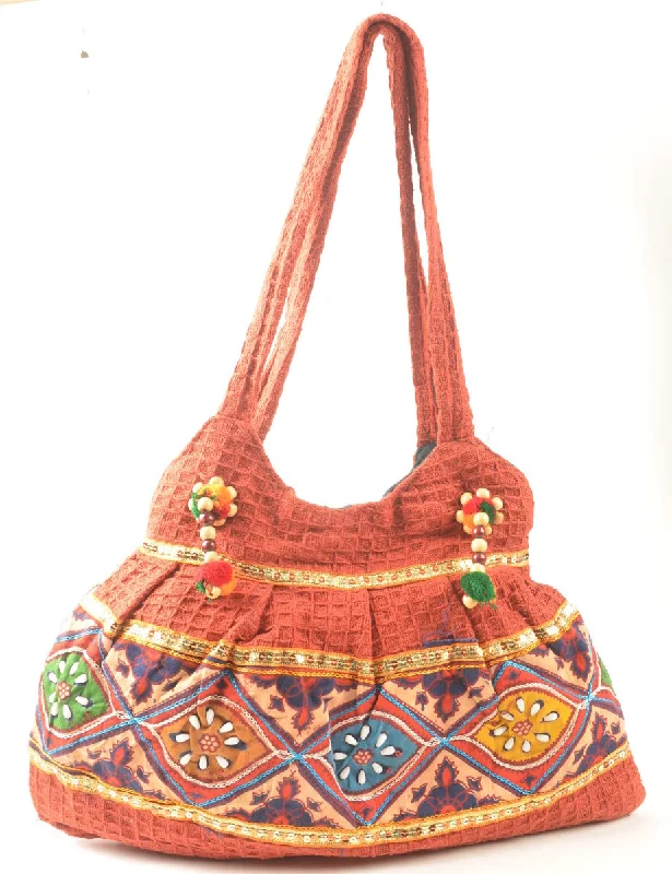 Bargain Prices Beaded Multi-Colour Hobo Bag - M