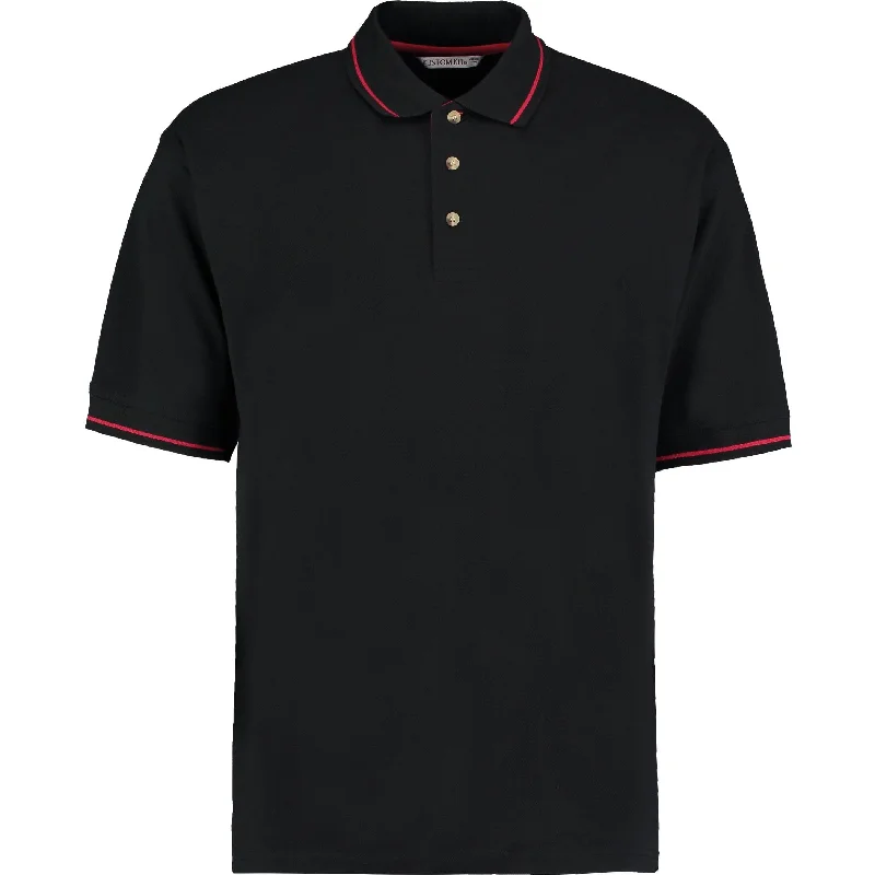 Black/Bright Red