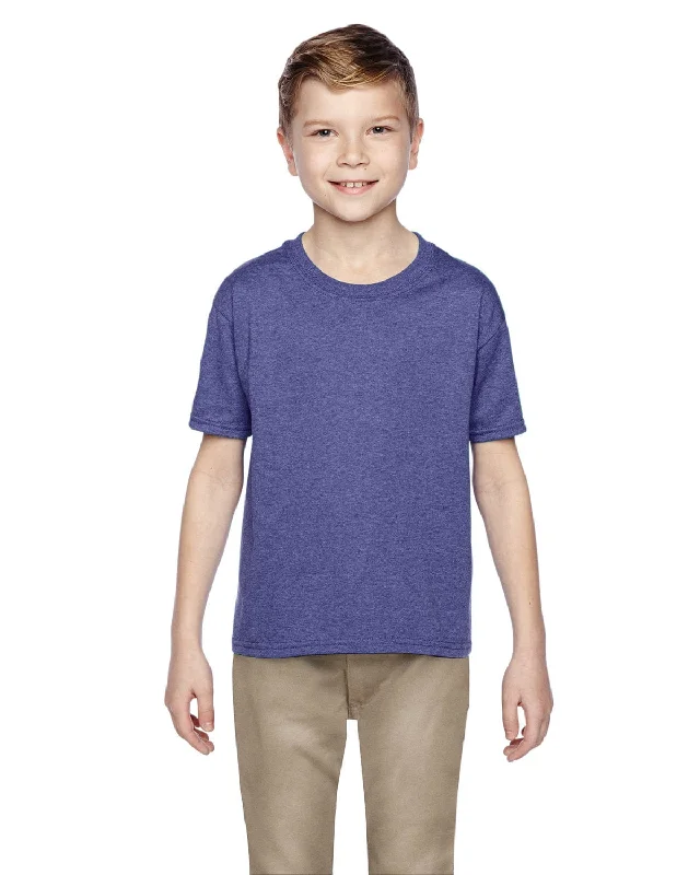 Epic Deals Fruit of the Loom Youth T-Shirt | Retro Hth Purp