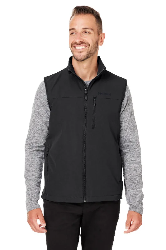 Weekend Discounts to Snag Marmot Mens Tempo Water Resistant Full Zip Vest - Black - Closeout Weekend Discounts to Snag Marmot Mens Tempo Water Resistant Full Zip Vest - Black - Closeout