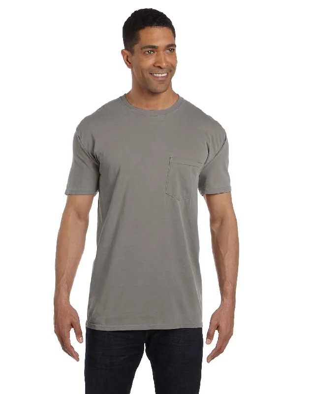 Comfort Colors Garment-Dyed Pocket T-Shirt | Grey