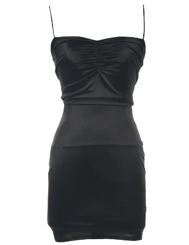 Special Price Black Bodycon Dress - S