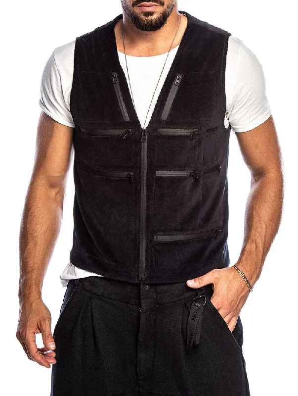 Weekend Specials Just for You AZETO VEST IN BLACK