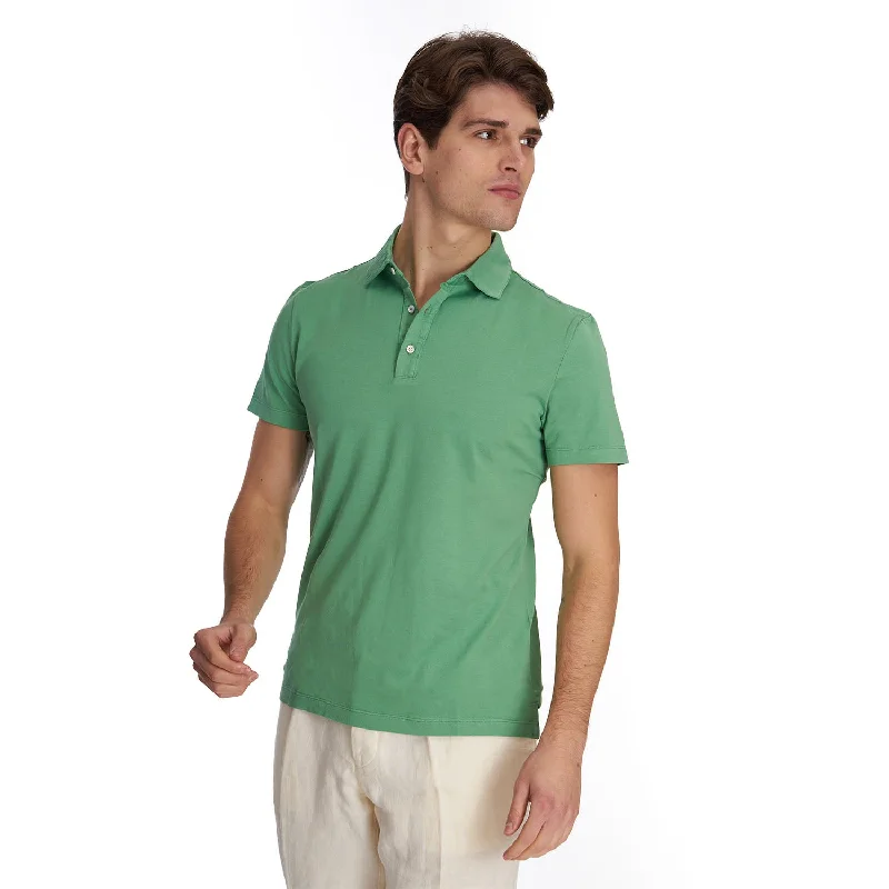 Weekend Bargains Await You LIGHT GREEN SHORT SLEEVE POLO