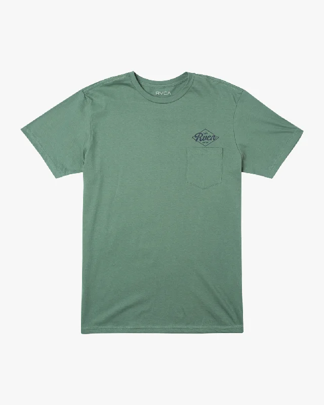 Best Bargains RVCA Plate Tee - Spinach