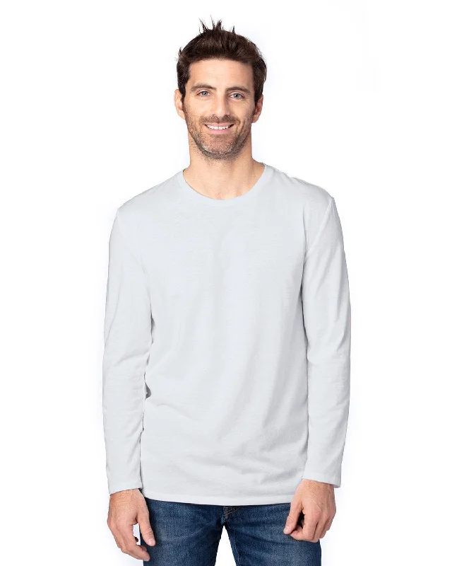 Threadfast Apparel Unisex Ultimate Long Sleeve T-Shirt | Silver