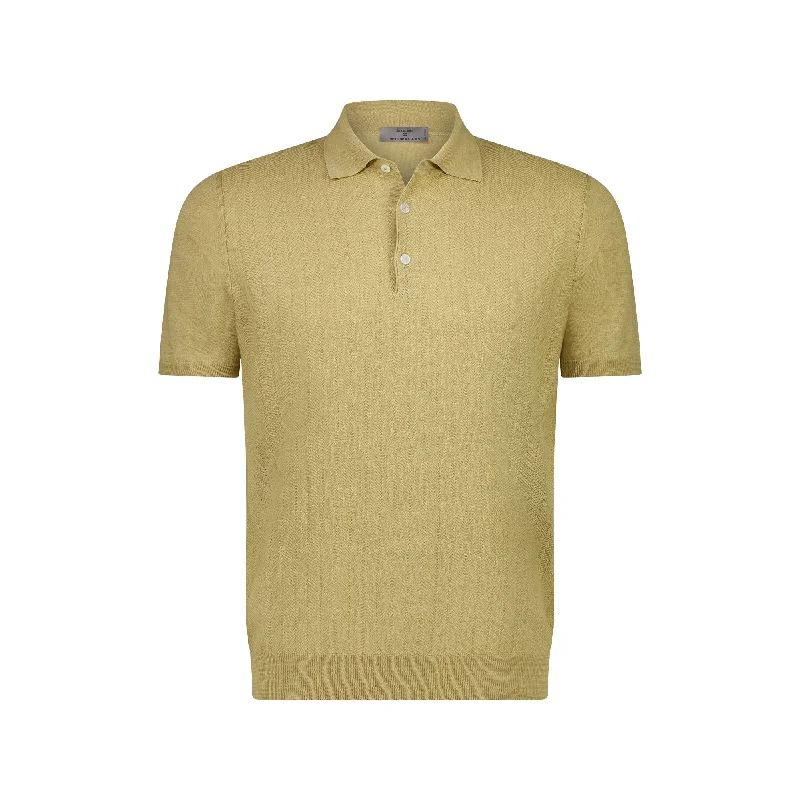 Limited Time Discount MCKINNON x FERRANTE Short Sleeve Polo SAND