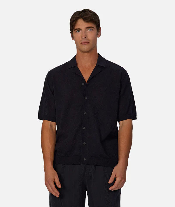 Overstock Sale Industrie The Dali SS Shirt SS Navy