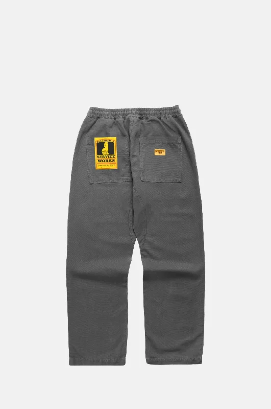Exclusive Offer Canvas Chef Pants Grey