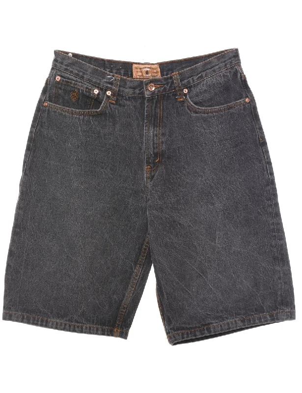Crazy Savings Black Denim Shorts - W30 L12
