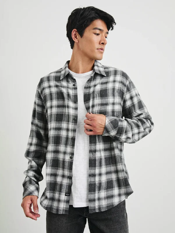 Unmissable Offer Lennox Shirt - Black Oak Haze