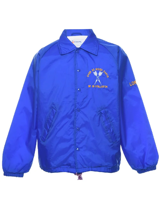 Blue Nylon Jacket - M