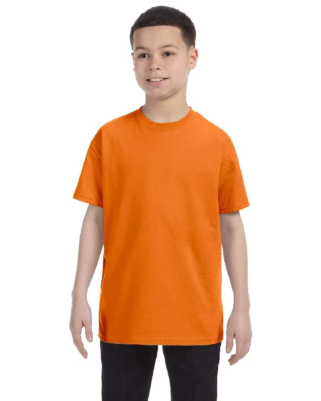 Hanes Youth Authentic-T T-Shirt | Orange